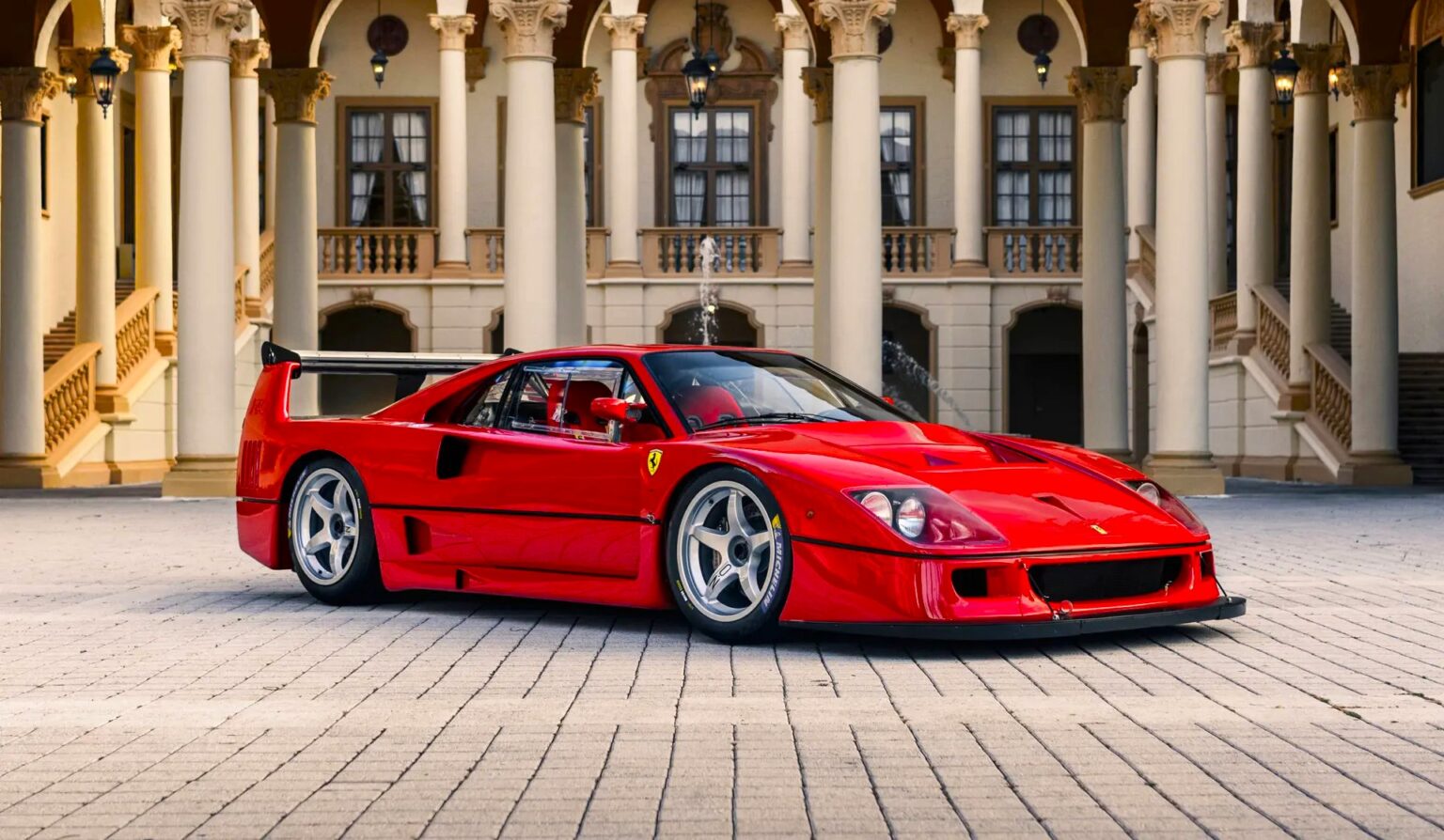 A rare Ferrari F40 LM, one of only 19 ever made and the most powerful of its kind, is hitting the auction block in Monterey with a £7m price tag and 229 mph top speed.