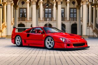 A rare Ferrari F40 LM, one of only 19 ever made and the most powerful of its kind, is hitting the auction block in Monterey with a £7m price tag and 229 mph top speed.