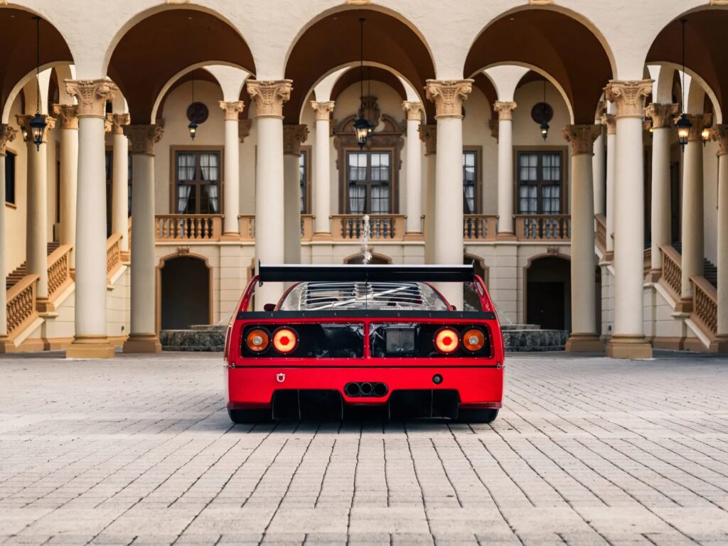 A rare Ferrari F40 LM, one of only 19 ever made and the most powerful of its kind, is hitting the auction block in Monterey with a £7m price tag and 229 mph top speed.