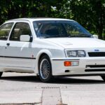 Iconic 1986 Ford Sierra Cosworth with just 27,742 miles hits auction for £95,000 - over double its original value - thanks to pristine condition and one cherished owner.