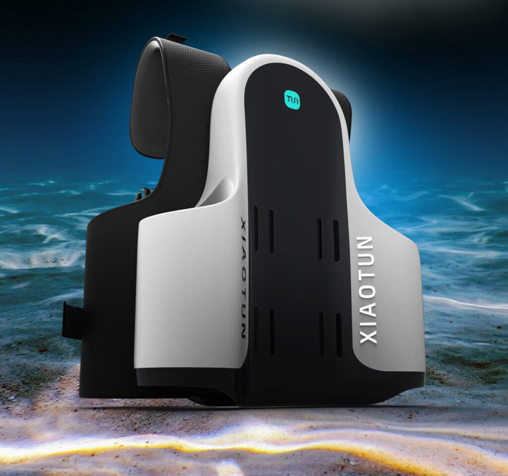 A £1,500 underwater jetpack with AI navigation and 90-minute runtime offers 007-style dives up to 60ft deep, blending sleek design with hands-free marine exploration.