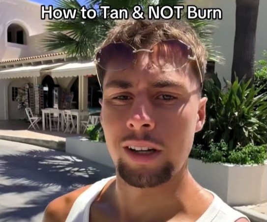 Love Island’s Frankie Davey slammed for telling fans to ditch suncream and use coconut oil, sparking backlash over dangerous tanning advice during extreme UV conditions.