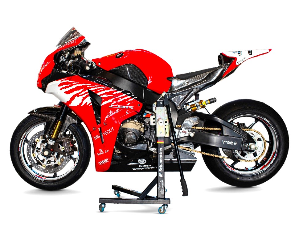 Michael Schumacher’s custom Honda CBR1000RR race bike, complete with signed gear and confirmed provenance, is set for auction and could fetch up to €35,000.