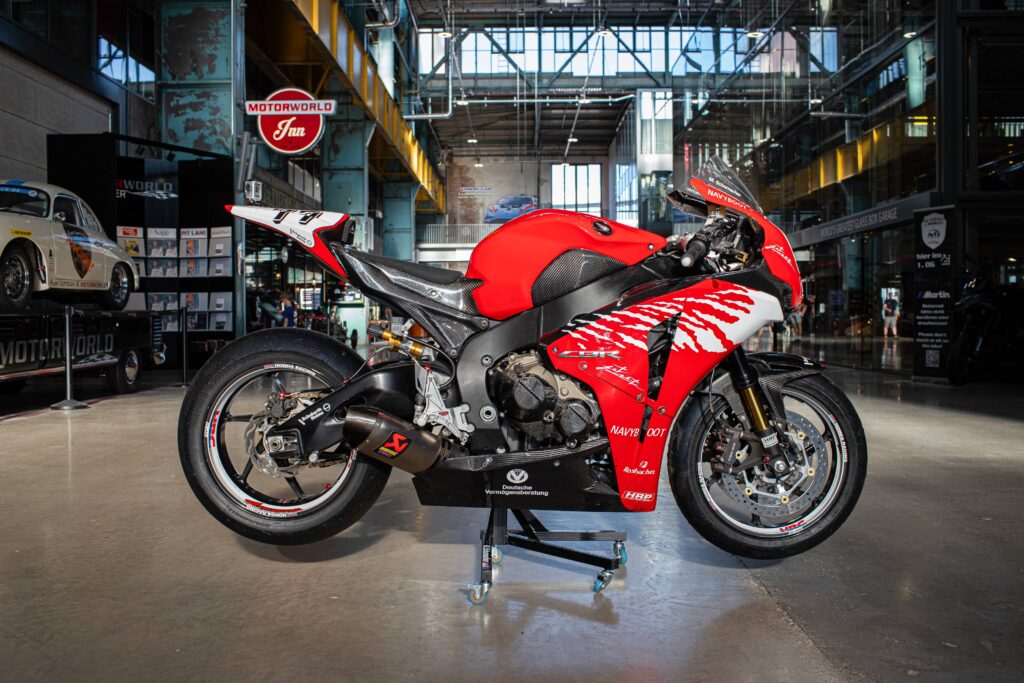 Michael Schumacher’s custom Honda CBR1000RR race bike, complete with signed gear and confirmed provenance, is set for auction and could fetch up to €35,000.