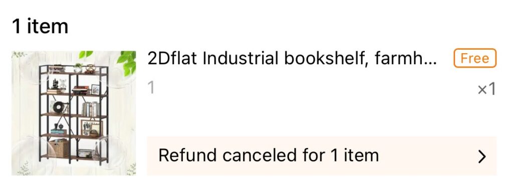 A mum was left laughing after receiving a flat tin sign of a bookshelf from Temu instead of real furniture, learning the hard way to always read product descriptions.