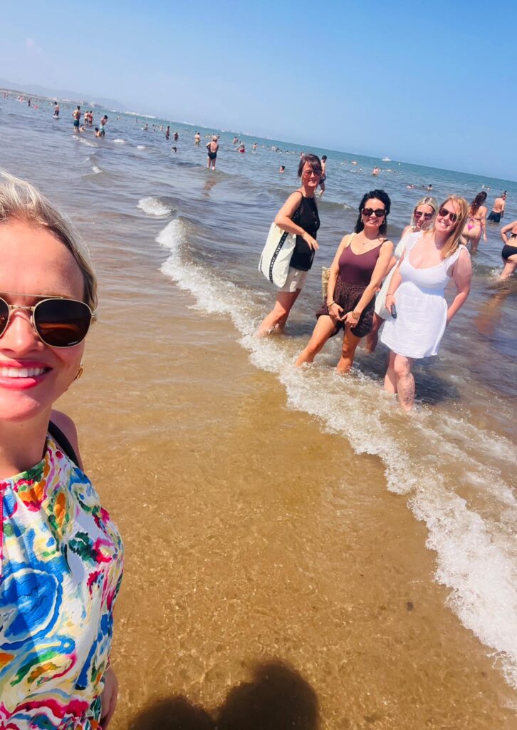 Seven mums swapped parenting for paella on a whirlwind 12-hour girls' trip to Valencia, sightseeing, sipping cocktails, and soaking up the sun before flying home.