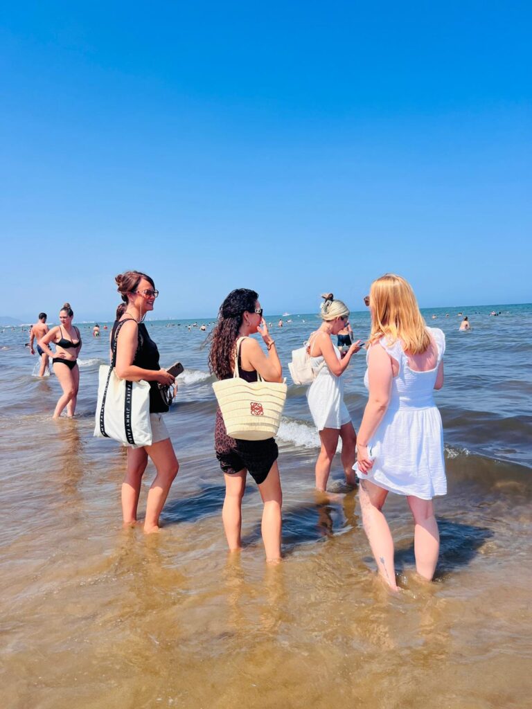Seven mums swapped parenting for paella on a whirlwind 12-hour girls' trip to Valencia, sightseeing, sipping cocktails, and soaking up the sun before flying home.