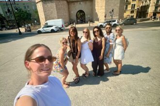 Seven mums swapped parenting for paella on a whirlwind 12-hour girls' trip to Valencia, sightseeing, sipping cocktails, and soaking up the sun before flying home.