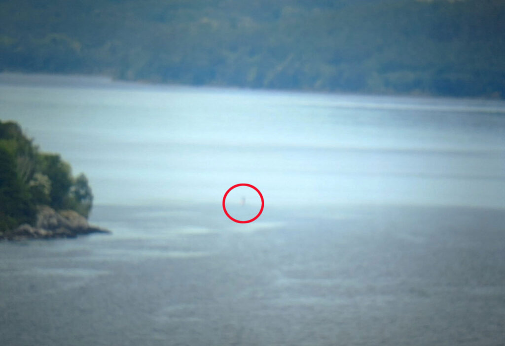 A new Loch Ness Monster sighting shows a long-necked shape moving against the current near Urquhart Castle. Experts say it's “thought provoking” and leaves room for wonder.