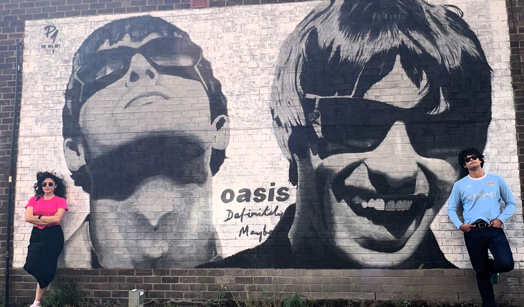 Oasis superfans travel over 5,300 miles from San Diego to Manchester to see Gallagher brothers reunite, calling it a dream come true after waiting since their 2008 LA gig.