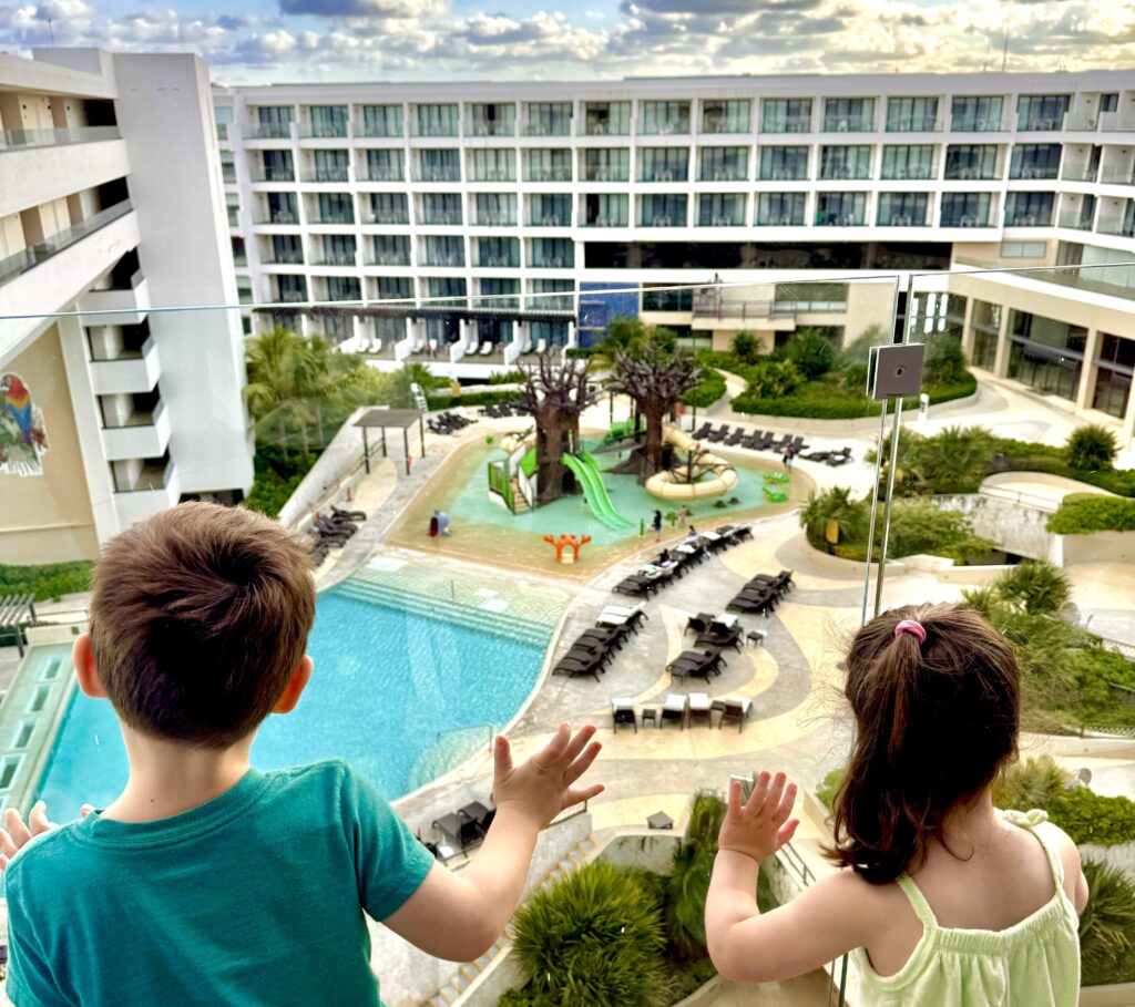 Mum defends using kids’ clubs on holiday - Kayla Squier says taking breaks made her a better parent, hitting back at critics who call it lazy or selfish.