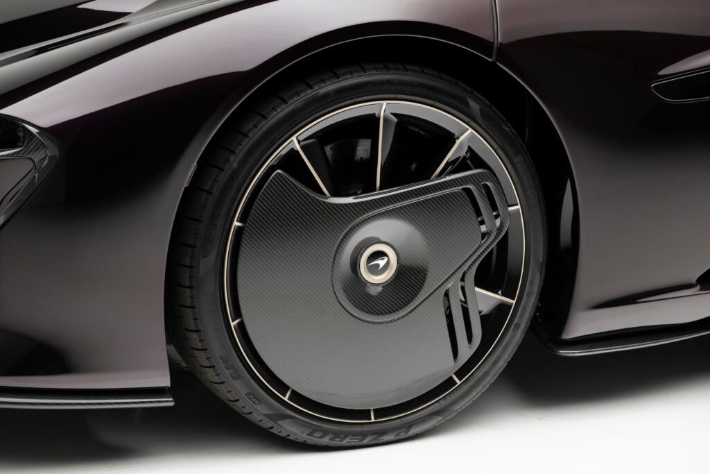 A rare 2020 McLaren Speedtail with just 71 miles, violet finish, £81k roof scoop and 250mph top speed is up for auction at £1.45m through RM Sotheby's.