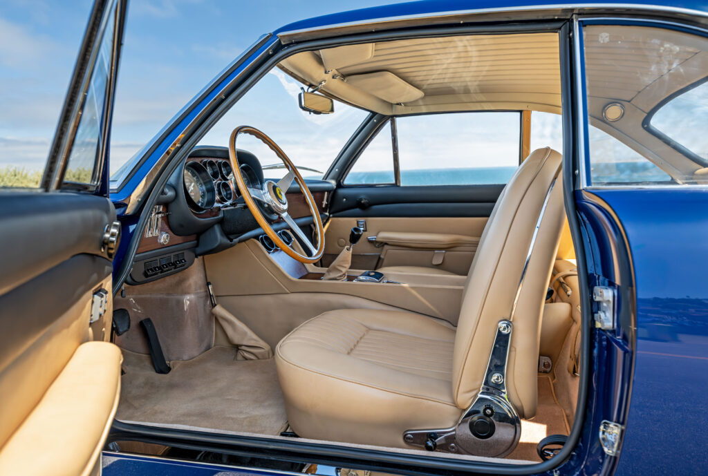 A rare 1965 Ferrari 500 Superfast once owned by shipping tycoon George P Livanos is up for auction in Monterey for £1.3M following a meticulous restoration.