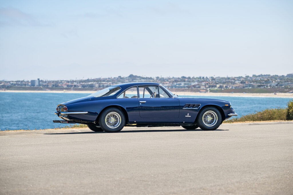 A rare 1965 Ferrari 500 Superfast once owned by shipping tycoon George P Livanos is up for auction in Monterey for £1.3M following a meticulous restoration.