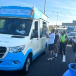 M25 drivers stuck in 30C heatwave treated to ice cream as van opens for business during jam - Piccadilly Whip praised for turning traffic chaos into a sweet success.