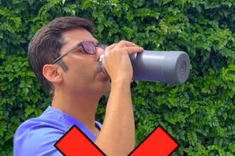 Dr Saurabh Sethi warns that eating fibre without enough water can harm your gut, causing constipation instead of relief if hydration falls below eight cups a day.