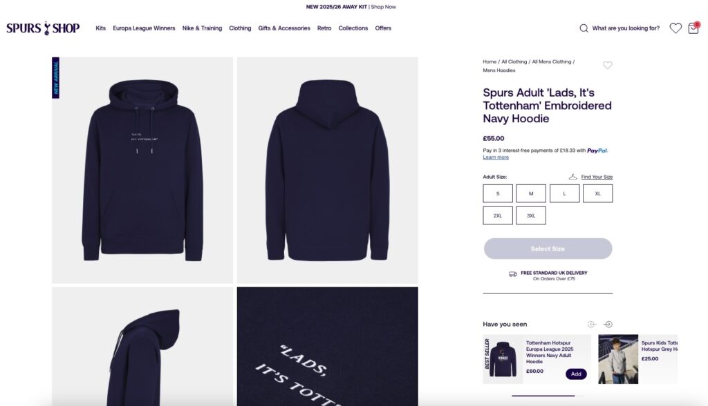Tottenham slammed for selling £30 ‘Spursy’ shirts mocking past failures despite recent trophy win - fans accuse club of cashing in on old embarrassments.