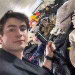 Tourist shocked by chaotic thrift market in Hanoi with mountains of clothes stacked to the ceiling - viral video sparks concerns over hygiene and safety risks.