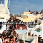 Tourists slam Santorini for overcrowding, long queues, donkey waste, and stressful sunsets. Visitors say the island is stunning but overrun, recommending off-peak travel instead.