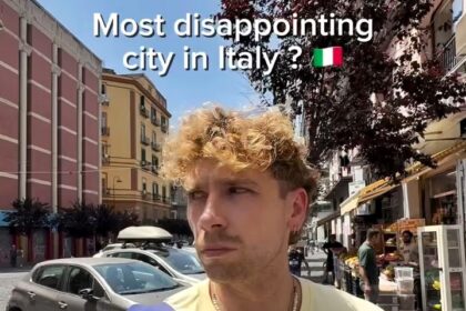 Travel influencer slams Naples as chaotic and dirty in viral video showing trash-strewn streets, sparking debate online over whether the city deserves its bad reputation.
