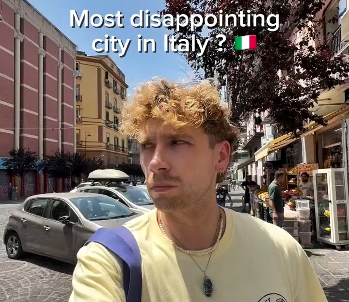 Travel influencer slams Naples as chaotic and dirty in viral video showing trash-strewn streets, sparking debate online over whether the city deserves its bad reputation.