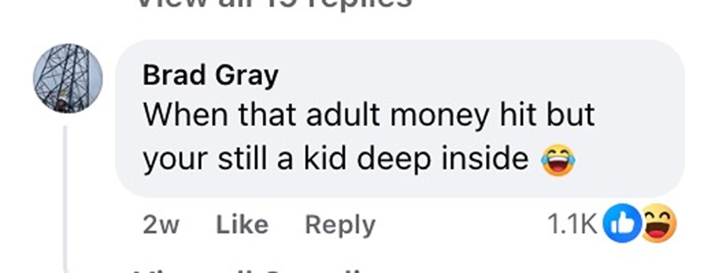 Social media comment on the post of Tom Adam bought a $1,800 limo on Facebook, leaving wife Avigail rolling her eyes but laughing. The viral video of his dream purchase racked up over 15.6 million views.