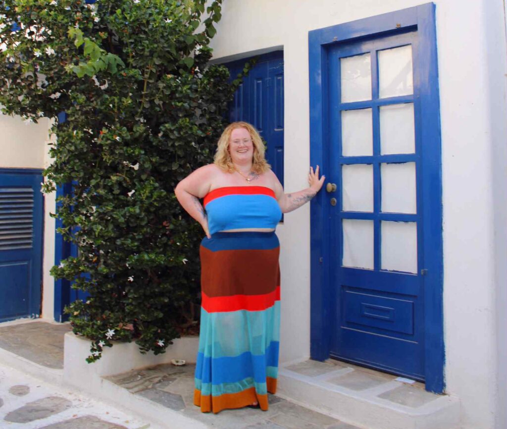 Plus-size travel blogger Kirsty Leanne defends not booking two plane seats, citing airline confusion and cost, while facing daily trolling and launching her own travel brand.