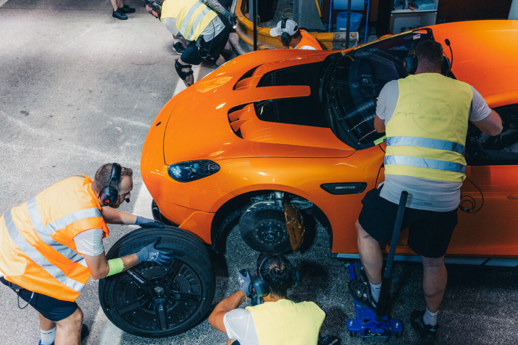 Mercedes sets record as Concept AMG GT XX electric supercar drives 24,901 miles in just over a week at 186mph with F1 star George Russell proving next gen battery tech.