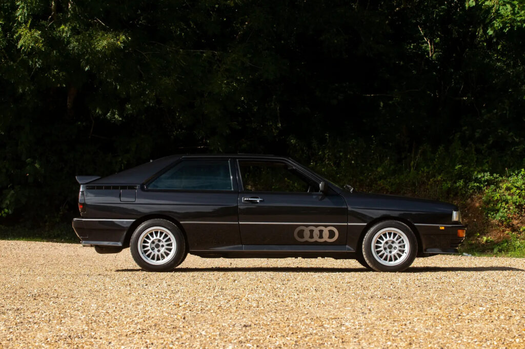 Jay Kay’s 1990 Audi Quattro 20v sold for nearly £60,000 at auction, more than double its estimate, thanks to its rarity, excellent condition and rock star ownership.