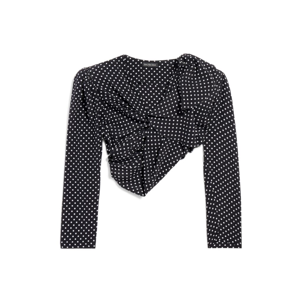 Balenciaga faces ridicule for its £2,250 polka dot skirt from the Winter 25 Collection, mocked for looking like it’s tucked into knickers after a toilet mishap.