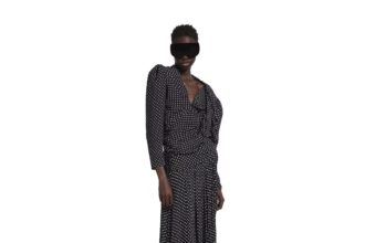 Balenciaga faces ridicule for its £2,250 polka dot skirt from the Winter 25 Collection, mocked for looking like it’s tucked into knickers after a toilet mishap.