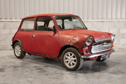 Chris Harris’s battle scarred 1990 Rover Mini from Top Gear is up for auction at £10,000, offering fans a rare chance to own a piece of TV and motoring history.