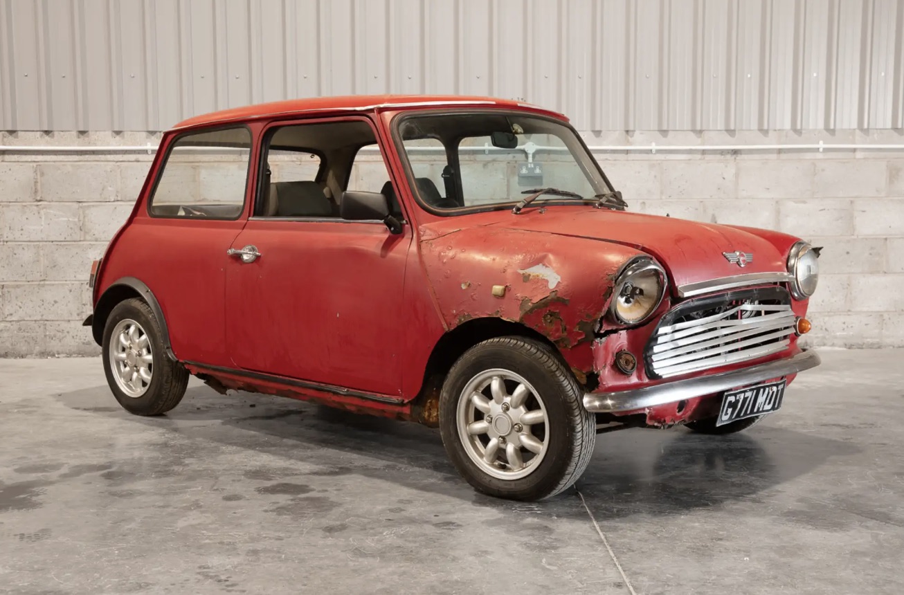 Chris Harris’s battle scarred 1990 Rover Mini from Top Gear is up for auction at £10,000, offering fans a rare chance to own a piece of TV and motoring history.