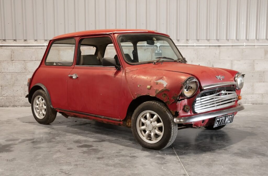 Chris Harris’s battle scarred 1990 Rover Mini from Top Gear is up for auction at £10,000, offering fans a rare chance to own a piece of TV and motoring history.