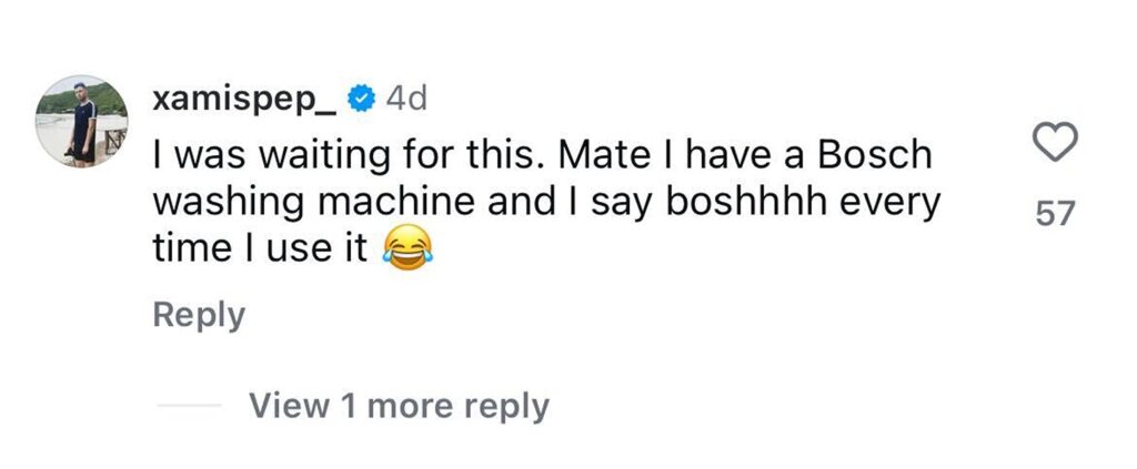 Social media comment on the post of Big John, famous for his love of Chinese food and “bosh” catchphrase, has teamed up with Currys to review Bosch appliances. Fans called the collaboration a match made in heaven.