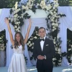 Bride Nicole Wallach hired an Etsy witch for £11.30 to cast a no-rain spell and claims it worked, turning her gloomy forecast into perfect sunshine for her July wedding.