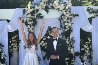 Bride Nicole Wallach hired an Etsy witch for £11.30 to cast a no-rain spell and claims it worked, turning her gloomy forecast into perfect sunshine for her July wedding.