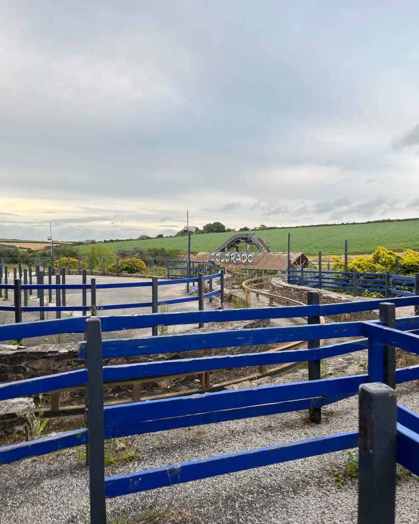 Urban explorer Charlee Popperwell was saddened by the decaying remains of Flambards theme park in Cornwall, closed after 48 years due to rising costs and ride retirements.