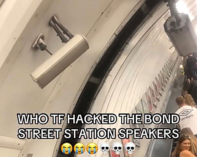 London commuters stunned as Bond Street Tube station speakers blasted Playboi Carti rap track - TfL launches investigation after bizarre public address system glitch.