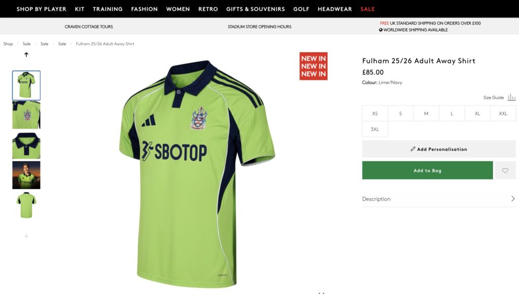Fulham’s new lime green away kit for 2025-26 has drawn laughs from fans for resembling Michael van Gerwen’s darts shirt despite praise for its retro club crest.
