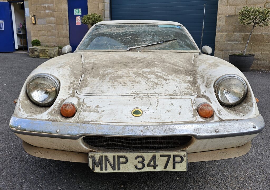 A 1975 Lotus Europa Special found hidden in a barn for 35 years is set to fetch up to £8,000. The dusty classic has just 67,644 miles and needs recommissioning.