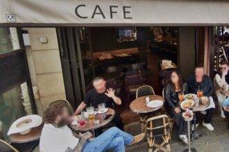 Fans spot what looks like Post Malone on Google Maps outside Paris restaurant as Street View snap leaves social media users in stitches over bizarre celebrity lookalike find.