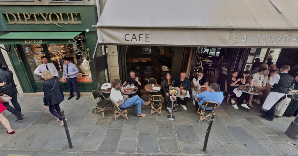 Fans spot what looks like Post Malone on Google Maps outside Paris restaurant as Street View snap leaves social media users in stitches over bizarre celebrity lookalike find.