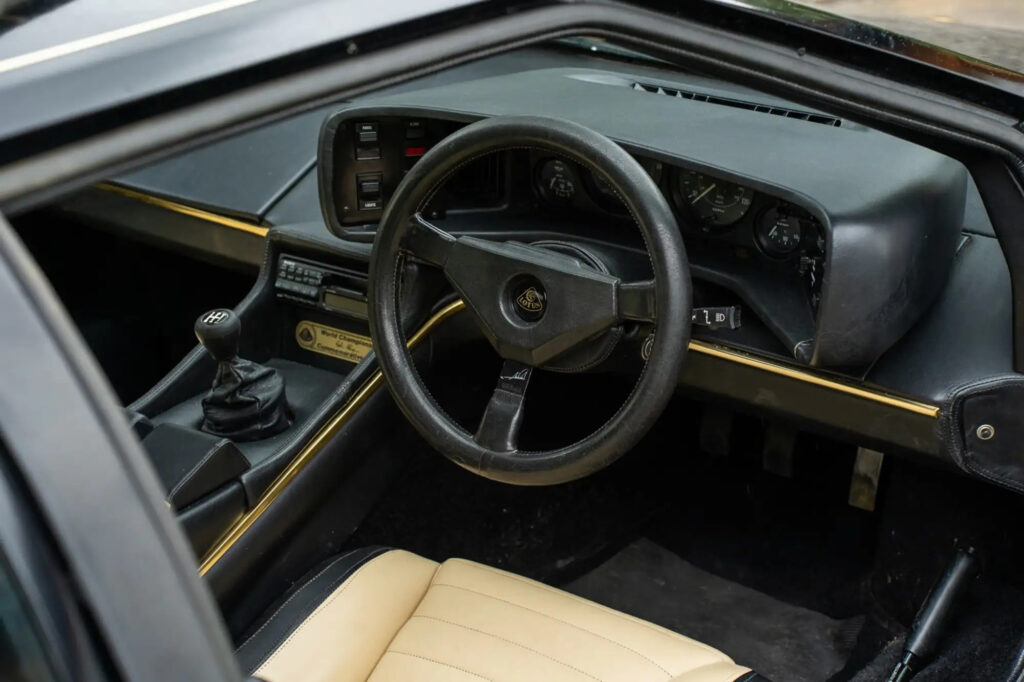 The first Lotus Esprit JPS edition, showcased at the 1978 Earls Court Motor Show, is up for auction at £60,000 with rich history, rarity and iconic James Bond links.