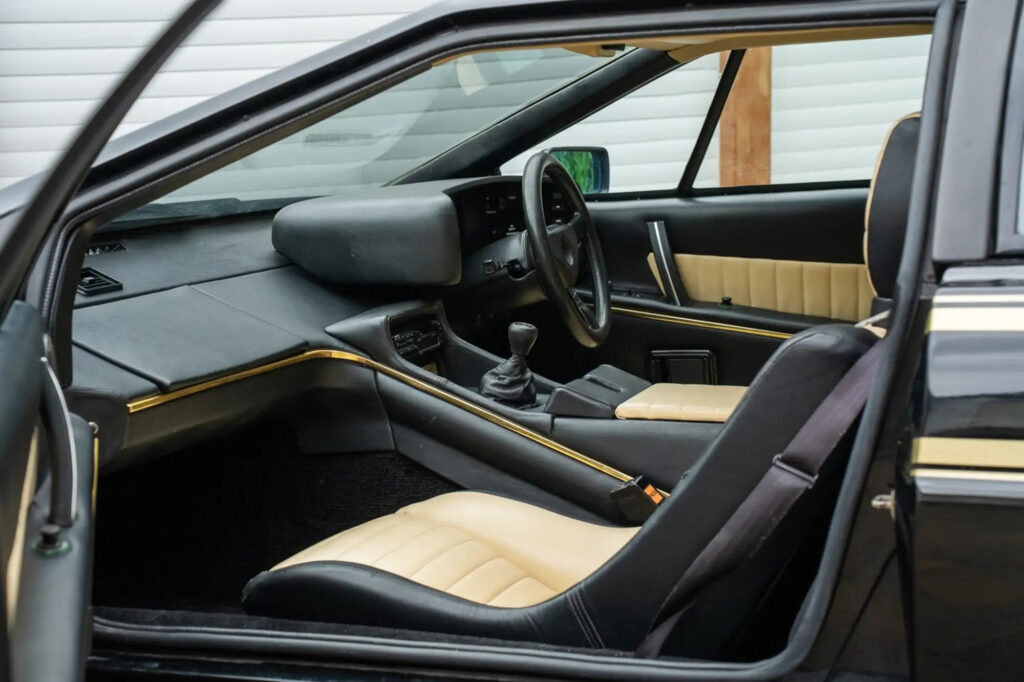 The first Lotus Esprit JPS edition, showcased at the 1978 Earls Court Motor Show, is up for auction at £60,000 with rich history, rarity and iconic James Bond links.