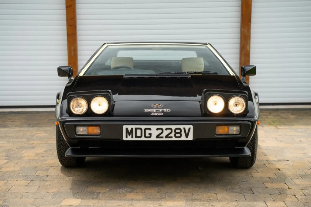 The first Lotus Esprit JPS edition, showcased at the 1978 Earls Court Motor Show, is up for auction at £60,000 with rich history, rarity and iconic James Bond links.