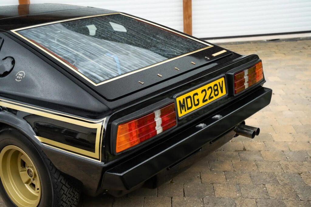 The first Lotus Esprit JPS edition, showcased at the 1978 Earls Court Motor Show, is up for auction at £60,000 with rich history, rarity and iconic James Bond links.