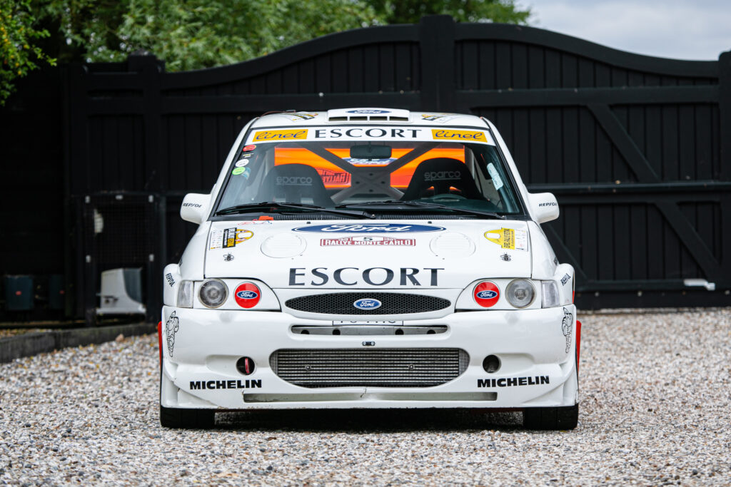 A 1997 Ford Escort WRC driven by Carlos Sainz Sr. to multiple rally wins is set for auction, expected to fetch over £350,000, making it a rare collector’s piece.
