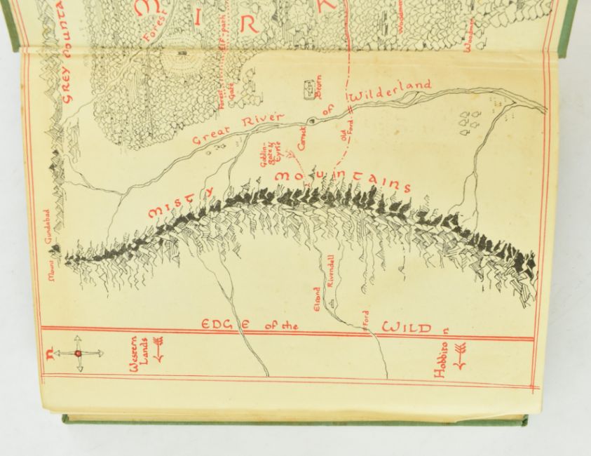A rare 1937 first edition of The Hobbit without a dust cover sold for £43,000 in the UK, setting a record after being found during a home clearance in Bristol.