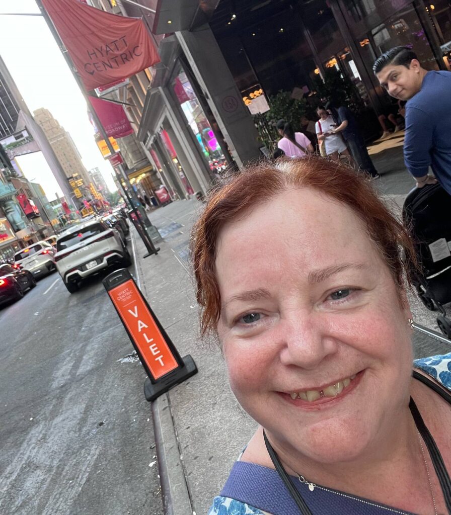 A UK woman flew 3,400 miles solo to NYC for a 24-hour dream trip to see Sunset Boulevard on Broadway, squeezing in sightseeing and pancakes before flying home.